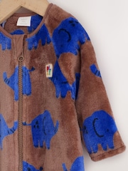 Smeđi slon - runo bebe Sleepsuit - Slika 3 od 7