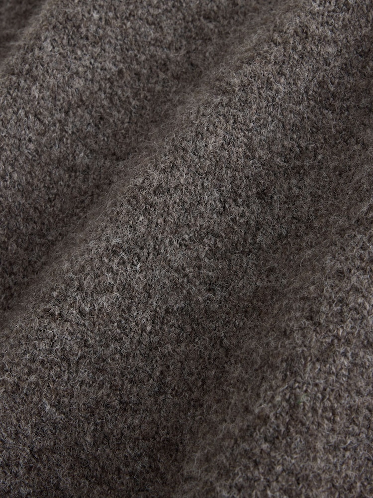 Մոխրագույն - Cosy Mock Shirt Jumper with Wool - Պատկեր 9 9-ից Մոխրագույն - Cosy Mock Shirt Jumper with Wool - Պատկեր 9 9-ից