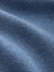 Light Blue N. Premium Ultrasoft Smart knitted Polo Shirt with Wool - Image 8 of 8