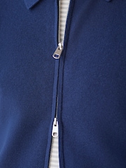 Navy Blue N. Premium Zip Through Ultrasoft Knitted Jacket - Image 6 of 9