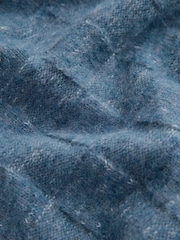 Blue Textured Crew Neck Jumper - Image 8 of 8
