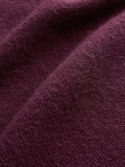 Burgundy Red Duck Graphic Knitted Crew Neck Jumper - Image 8 of 8