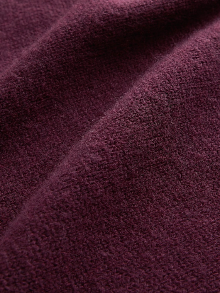 Burgundy Red Duck Graphic Knitted Crew Neck Jumper - Image 8 of 8 Burgundy Red Duck Graphic Knitted Crew Neck Jumper - Image 8 of 8