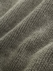 Зеленый - Chenille Rib Polo Shirt - Изображение 8 8