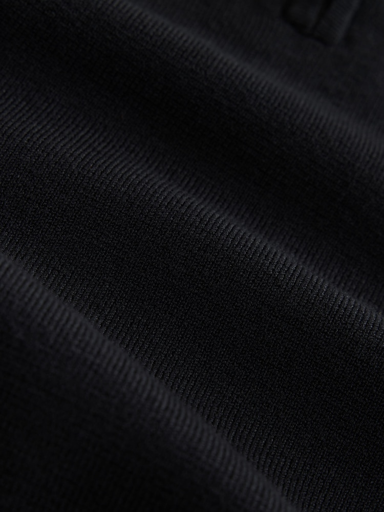 Black N. Premium Slim Fit Quarter Zip Jumper - Image 8 of 8
