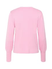 CULTURE Pink Annemarie Scallop Long Sleeve Cardigan - Image 6 of 6