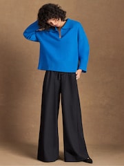 Ro&Zo Blue Collar Jumper With Cashmere - Image 6 of 6