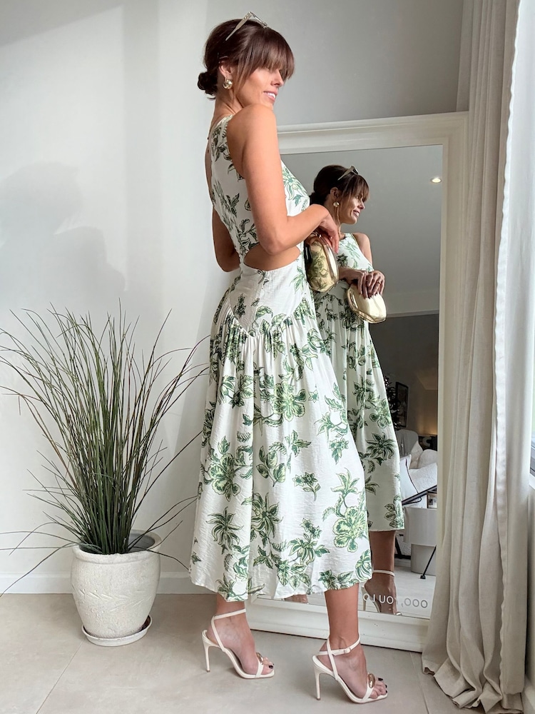 Buy Style Cheat Green Jasmine Floral Dress from the Next UK online shop Buy Style Cheat Green Jasmine Floral Dress from the Next UK online shop