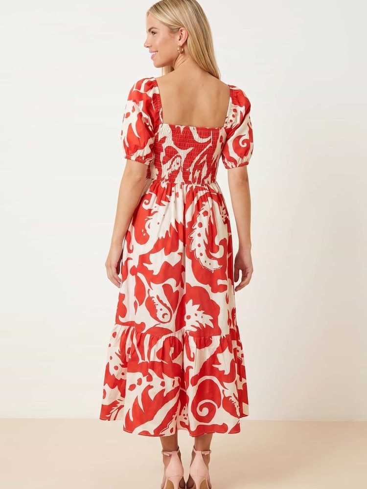 Style Cheat Red Leighton Dress - Image 2 of 3 Style Cheat Red Leighton Dress - Image 2 of 3