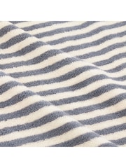 Yard Mineral Blue Hebden Striped Towel - Image 4 of 4