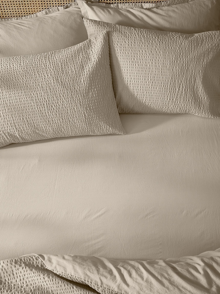 Yard Stone Hebden Washed Cotton Fitted Sheet - Image 1 of 1