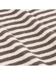 Yard Chocolate Hebden Striped Towel - Image 4 of 4