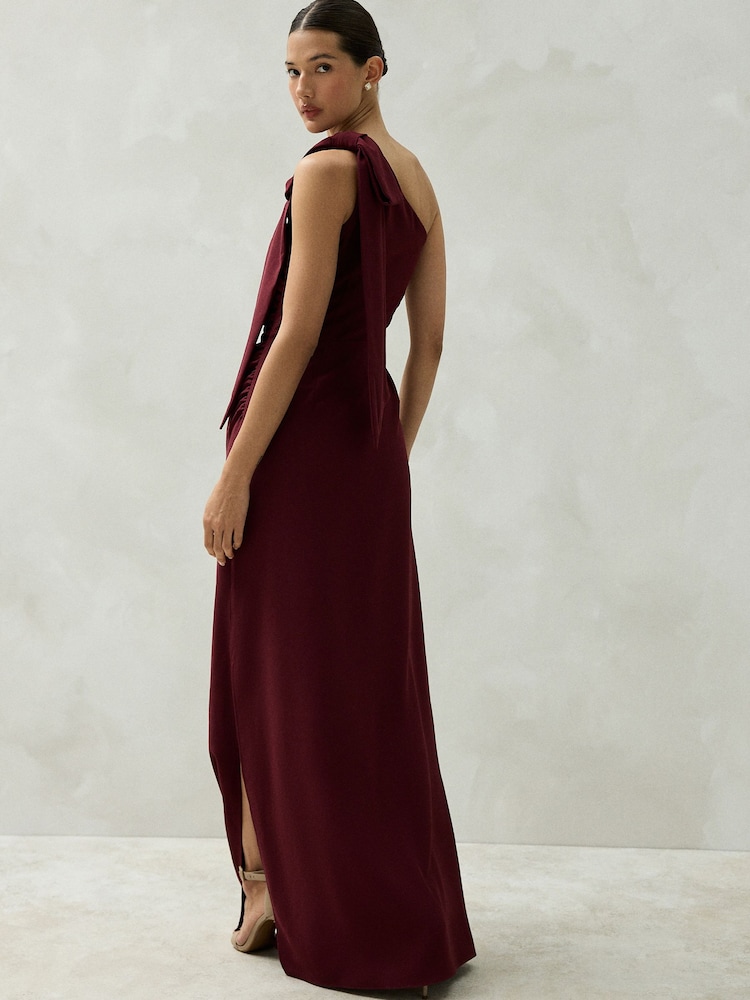 gray and red bridesmaid dresses Blush, Gray and Burgundy Bridesmaid Dresses