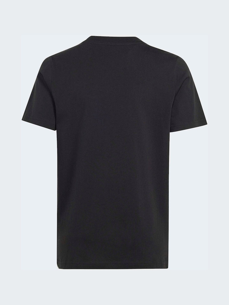 adidas Black Messi Graphic T-Shirt - Image 2 of 5 adidas Black Messi Graphic T-Shirt - Image 2 of 5