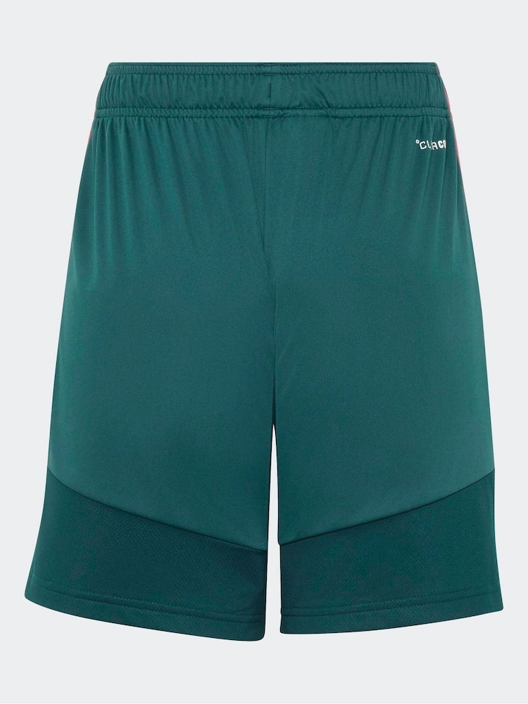 adidas Green Jude Bellingham Tiro League Kids Shorts - Image 2 of 5 adidas Green Jude Bellingham Tiro League Kids Shorts - Image 2 of 5