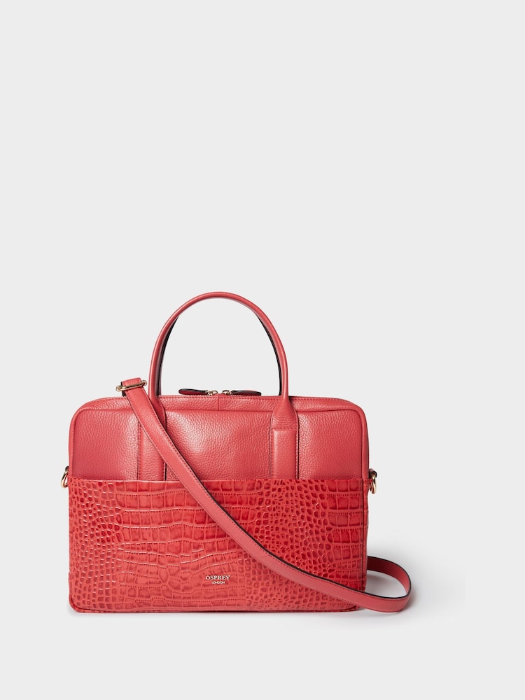 Osprey London The Kellie Leather Laptop Bag - Image 1 of 6 Osprey London The Kellie Leather Laptop Bag - Image 1 of 6