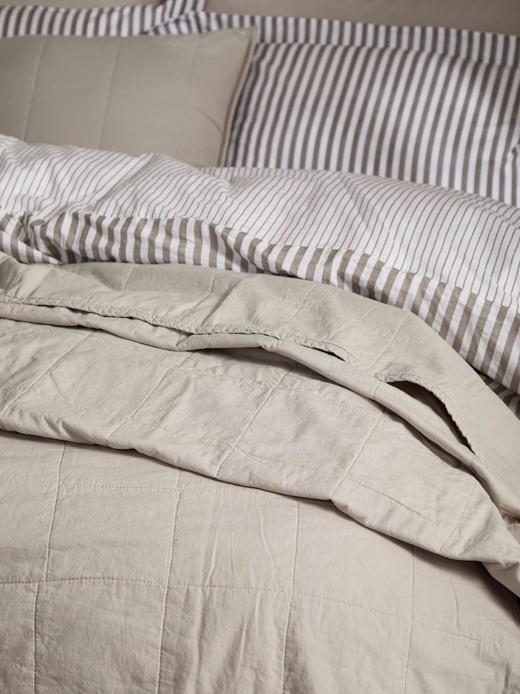 Yard Stone Hebden Stonewashed Cotton Bedspread - Image 2 of 4