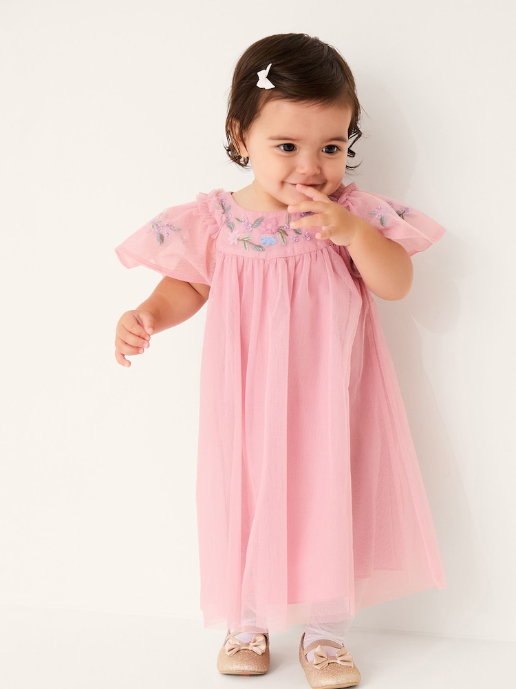 Monsoon Evita Blomstrete brodert Swingkjole - Bilde 1 av 4