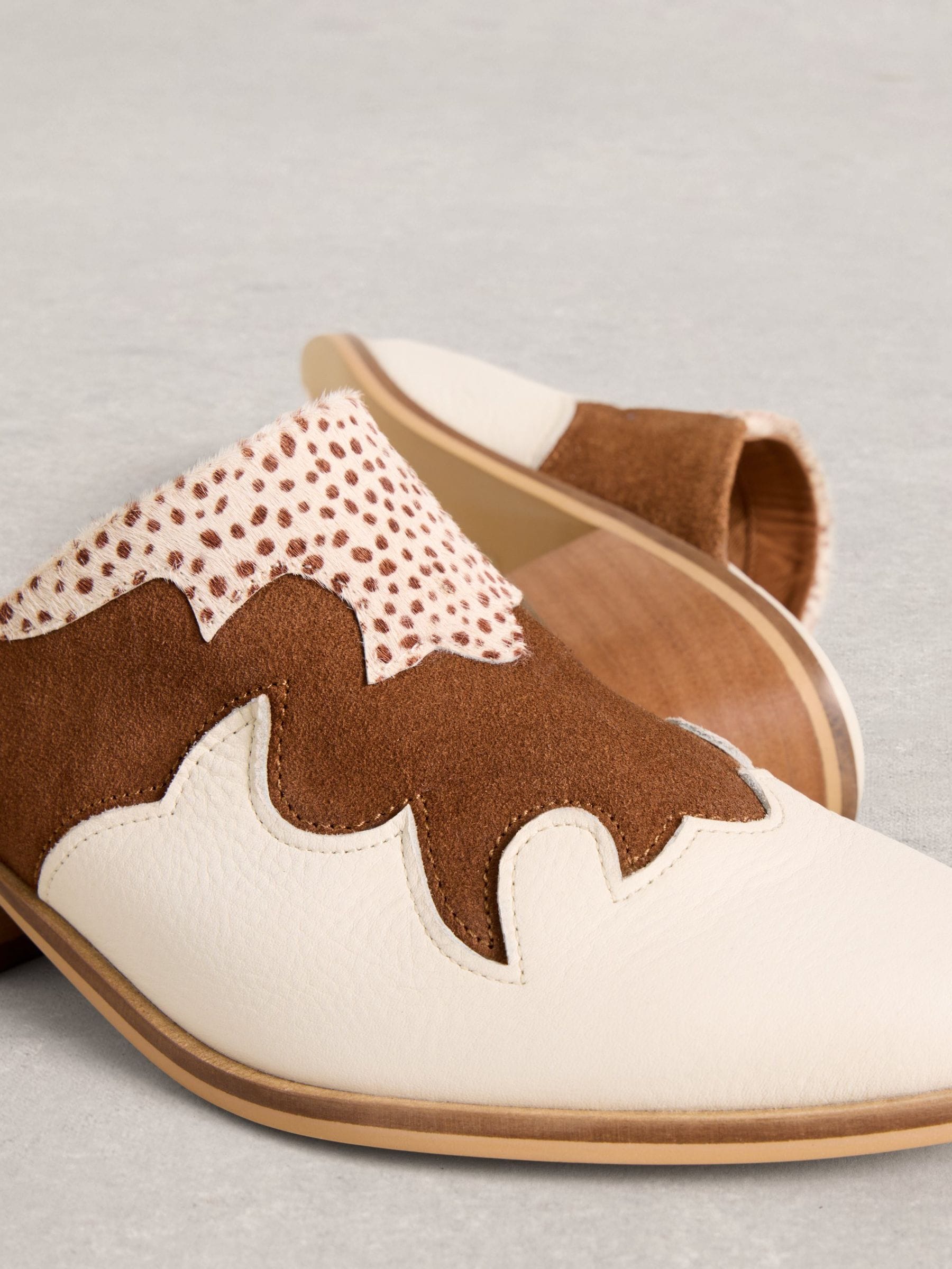 Buy White Stuff White Western Mules from Next USA
