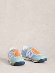 White Stuff Light Blue Lucy Trainers - Image 3 of 4
