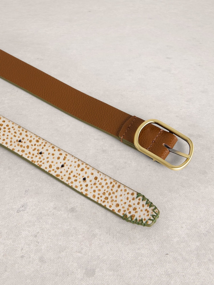 White Stuff Brown Reversible Leather Belt - Image 3 of 3 White Stuff Brown Reversible Leather Belt - Image 3 of 3