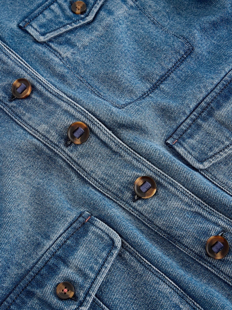 White Stuff Blue Demi Utility Denim Jacket - Image 6 of 6 White Stuff Blue Demi Utility Denim Jacket - Image 6 of 6