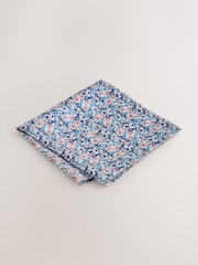 White Ditsy Tie and Pocket Square Set - Image 4 of 4