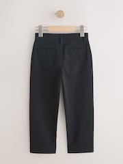 Black Loose Fit Stretch Chino Trousers (3-17yrs) - Image 5 of 7
