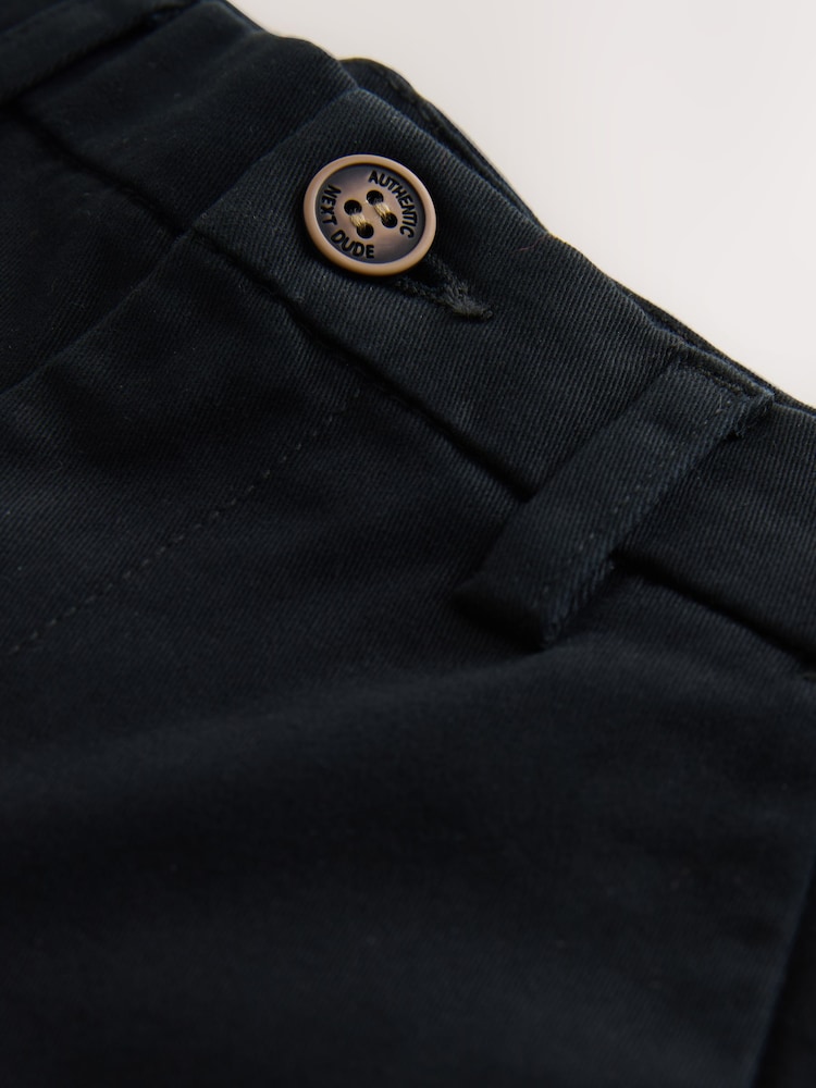 Black Loose Fit Stretch Chino Trousers (3-17yrs) - Image 7 of 7 Black Loose Fit Stretch Chino Trousers (3-17yrs) - Image 7 of 7
