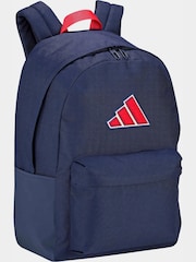 adidas Dark Blue Essentials Logo Backpack - Image 1 of 1