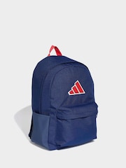 adidas Dark Blue Essentials Logo Backpack - Image 6 of 6