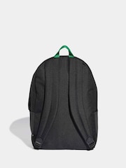 adidas Black/Green Essentials Logo Backpack - Image 2 of 6