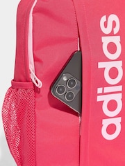 adidas Pink Kids' Linear Backpack - Image 5 of 6