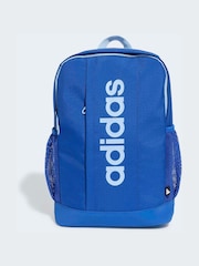 Bleu - adidas Kids Linear Backpack - Image 1 sur 6