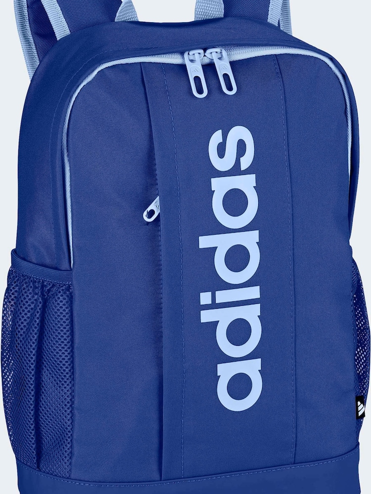 Bleu - adidas Kids Linear Backpack - Image 6 sur 6