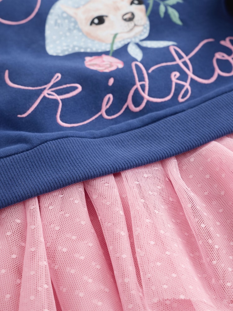 Navy Cath Kidston Sweat Mesh Dress (3mths-7yrs) - Image 9 of 9 Navy Cath Kidston Sweat Mesh Dress (3mths-7yrs) - Image 9 of 9