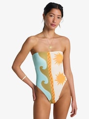 Billabong Natural Sunblind Tully Strapless Wave Swimsuit - Image 5 of 6