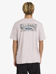 Billabong Heritage Arch Premium Backprint Graphic Short Sleeve Logo Black T-Shirt - Image 3 of 6