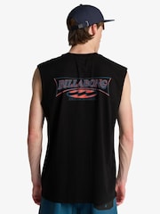 Billabong Burleigh Logo Muscle Black Tank - Image 2 of 6