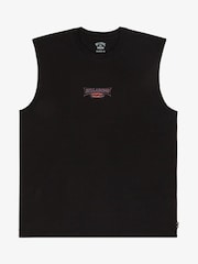 Billabong Burleigh Logo Muscle Black Tank - Image 5 of 6