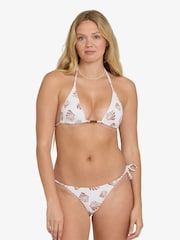 Billabong Cream Sandy Shells Triangle Bikini Top - Image 1 of 4