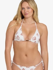 Billabong Cream Sandy Shells Triangle Bikini Top - Image 4 of 4