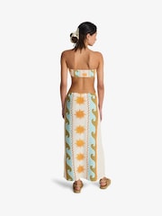 Billabong Tides Call Jersey Natural Midi Skirt - Image 2 of 5