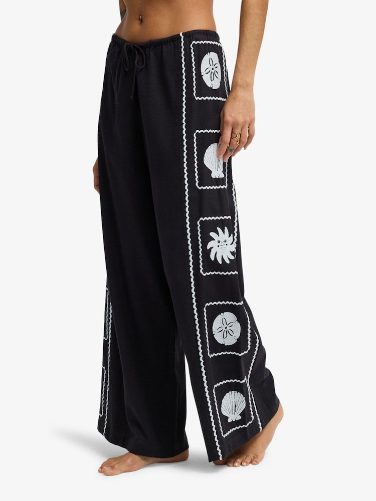 Billabong Sea Side Dreamer Shell Print Trousers - Imagen 2 de 5