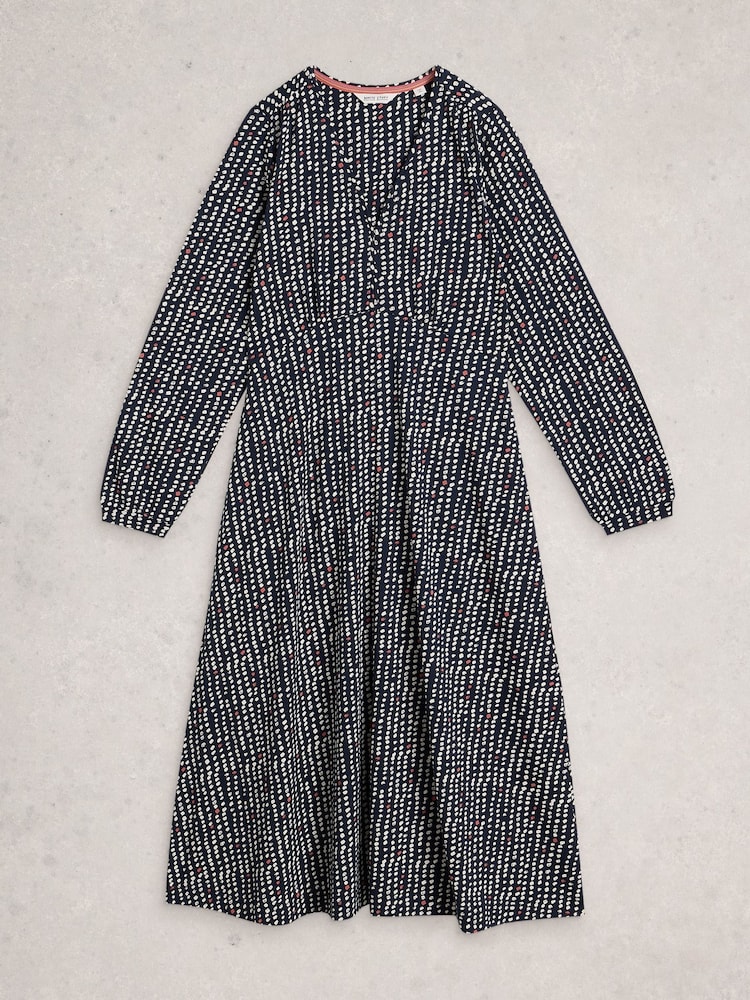 blue casual summer dress Blue Casual Linen Plus Size Summer Maxi Dresses 1640 L / Blue