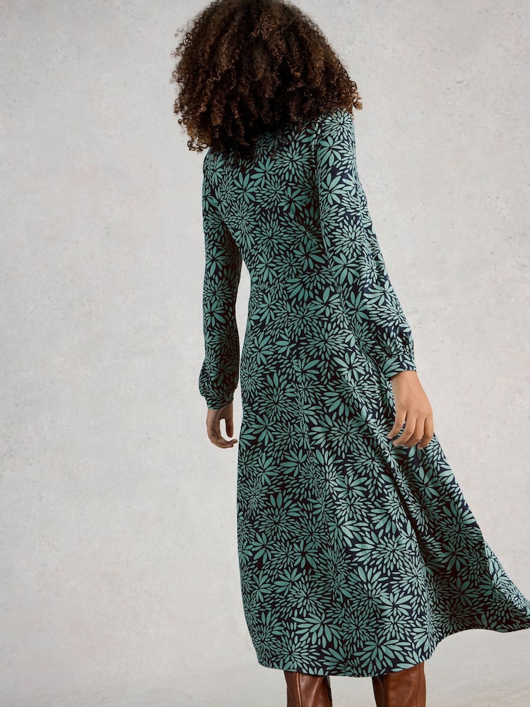 White Stuff Blue Megan Jersey Dress - Image 2 of 6 White Stuff Blue Megan Jersey Dress - Image 2 of 6