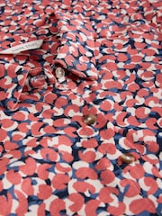 White Stuff Pink Rua Jersey Shirt Dress - Image 6 of 6