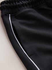 Black Sporty Zip Through Joggers Set (3-16yrs) - Image 5 of 5