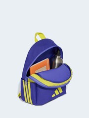 adidas Purple/Yellow 3 Bar Kids Backpack - Image 4 of 6