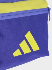 adidas Purple/Yellow 3 Bar Kids Backpack - Image 5 of 6